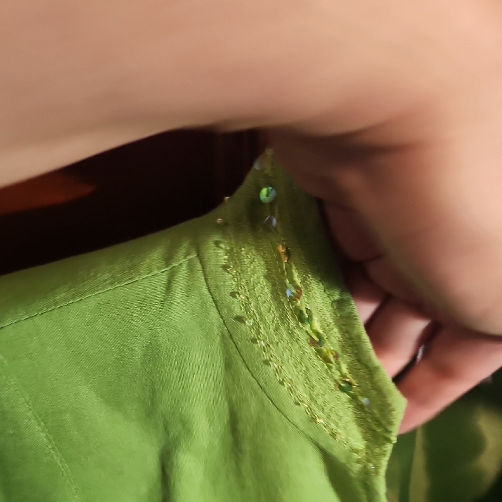 Dressbarn Vibrant Green Jacket - Picture 5 of 8